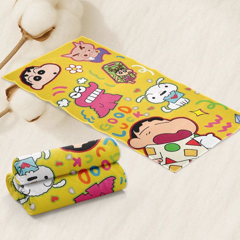 Home Textiles Face Towel - Cute cartoon Crayon Shin-chan face washing