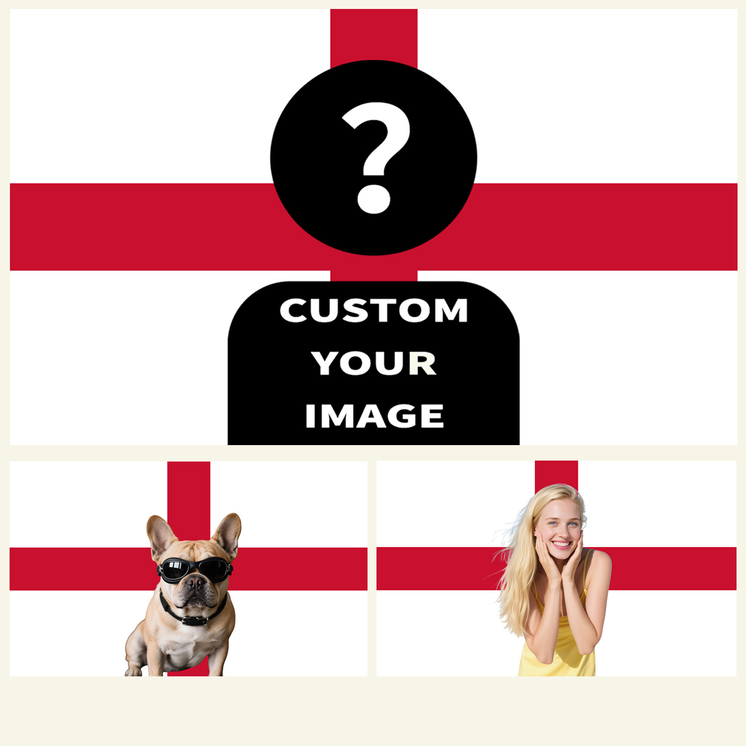 Home Textiles Design - 1pc 2D FLAT Personalize England Tapestry
