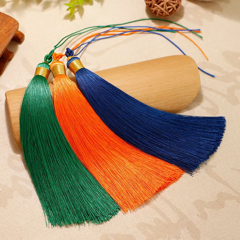 Home Textiles Design - 1PC 13CM Craft Tassels Silk Handmade