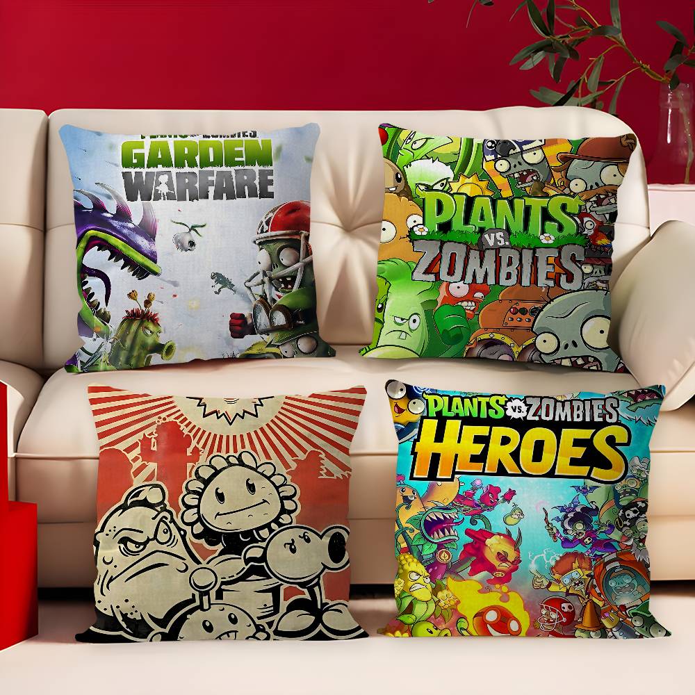 Home Textiles Classic Fashion - Classic Game P-Plants Vs Z-Zombies Pillow