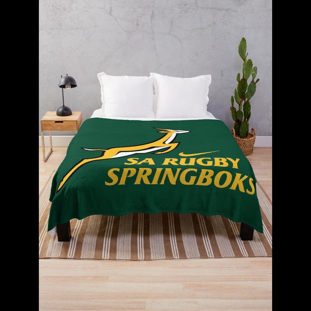 Home Textiles Design - Springbok Rugby Throw Blanket Official Springboks
