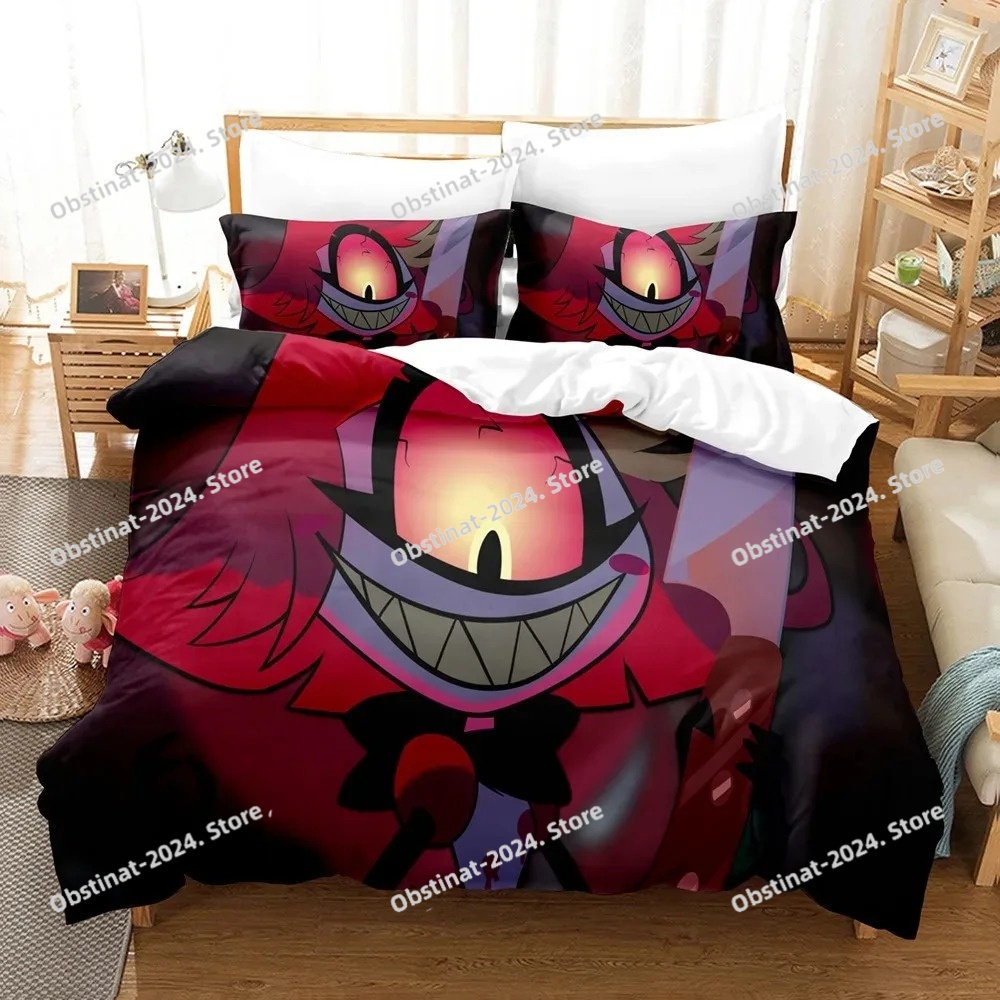 Home Textiles Classic Fashion - Fashion Cartoon Hazbin Hotel Bedding Set