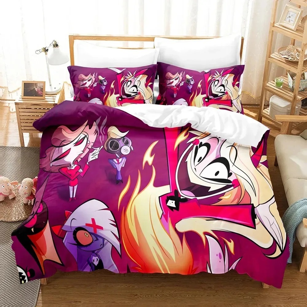Fashion Cartoon Hazbin Hotel B - đánh giá và giá Home Textiles Classic Fashion