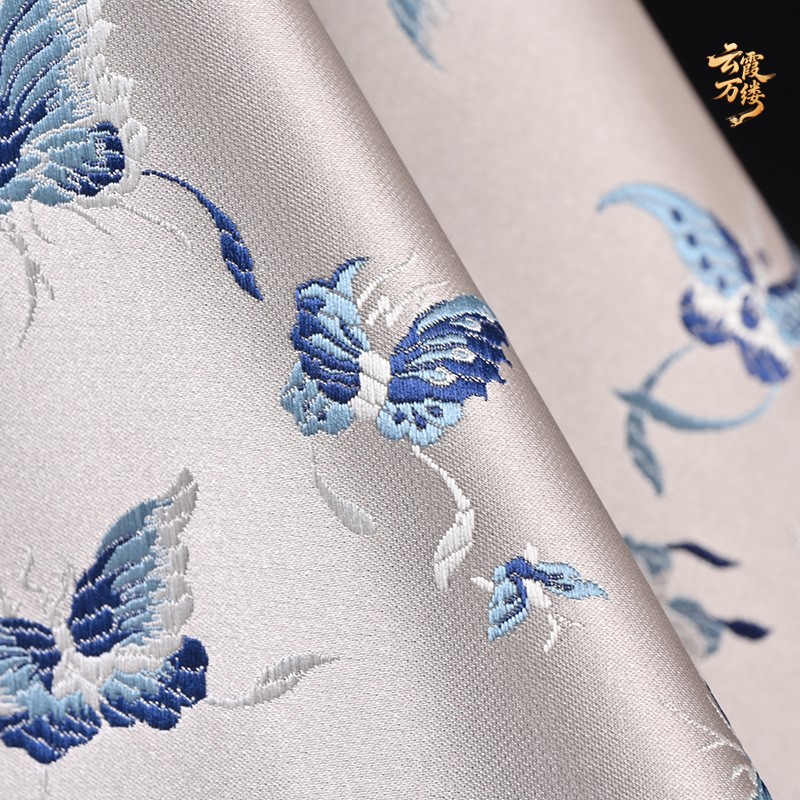 Relief embroidery fabric soft  - đánh giá và giá Home Textiles Design