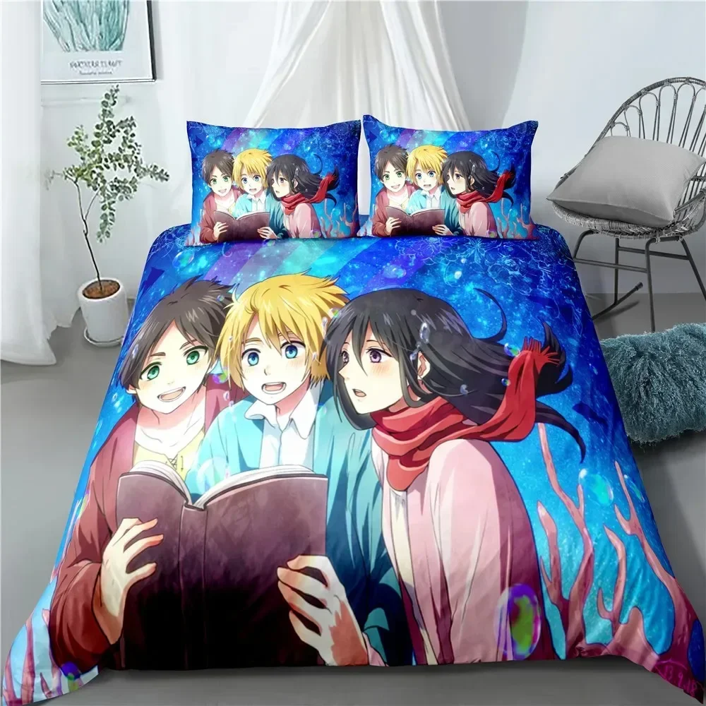 Fashion Anime Attack on Titan  - đánh giá và giá Home Textiles Classic Fashion