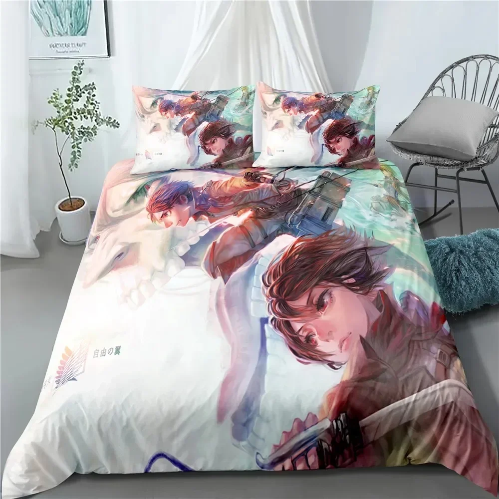 Fashion Anime Attack on Titan  - đánh giá và giá Home Textiles Classic Fashion