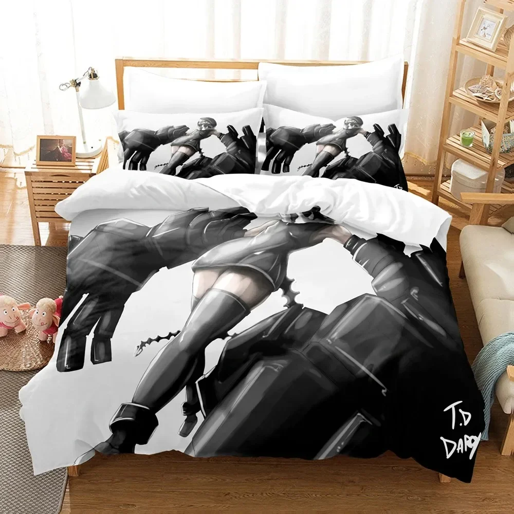 Black Rock Shooter Duvet Cover - đánh giá và giá Home Textiles Classic Fashion