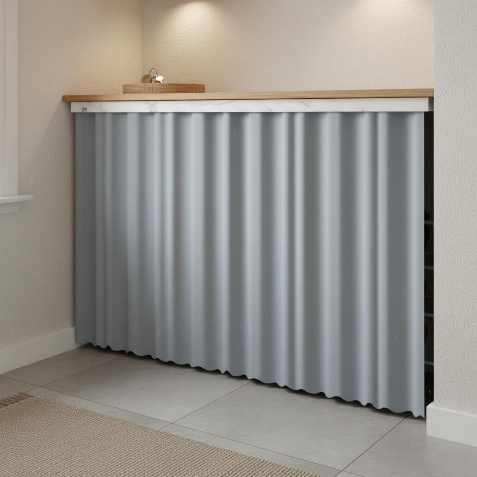 Hook and Loop Cabinet Curtain  - đánh giá và giá Home Textiles Design