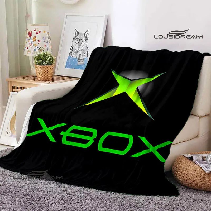 Xbox Logo Fleece Blanket Soft  - đánh giá và giá Home Textiles Design