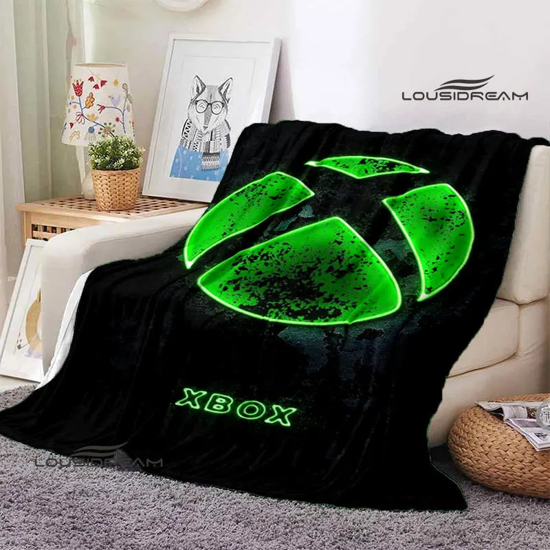 Xbox Logo Fleece Blanket Soft  - đánh giá và giá Home Textiles Design