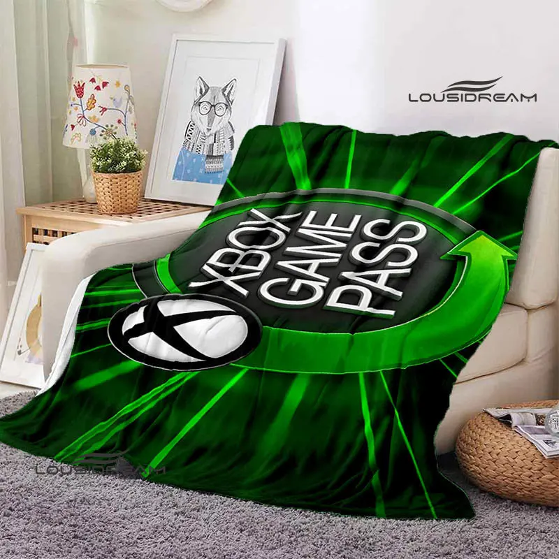 Xbox Logo Fleece Blanket Soft  - đánh giá và giá Home Textiles Design