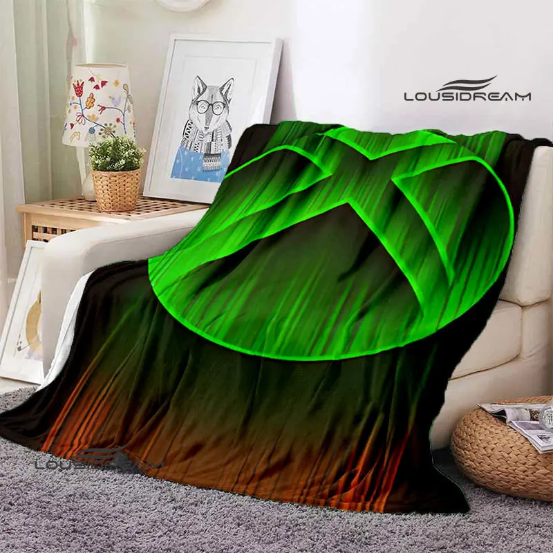 Xbox Logo Fleece Blanket Soft  - đánh giá và giá Home Textiles Design