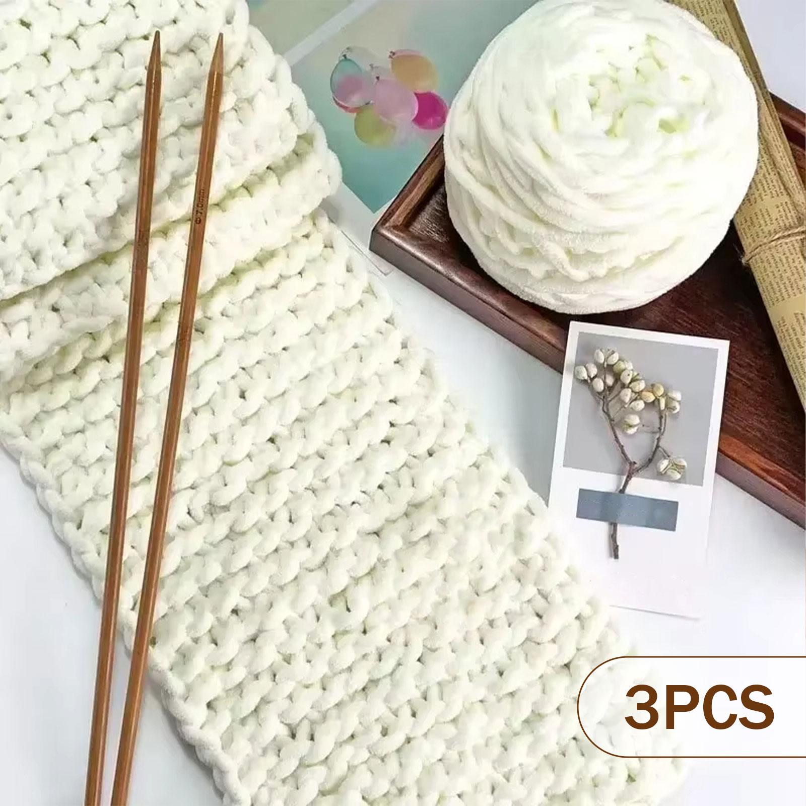Super Bulky Chunky Yarn Polyes - đánh giá và giá Throw Blanket Chunky Knit