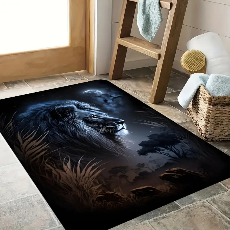 Starry Night Lion Floor Mat -  - đánh giá và giá Home Textiles Design
