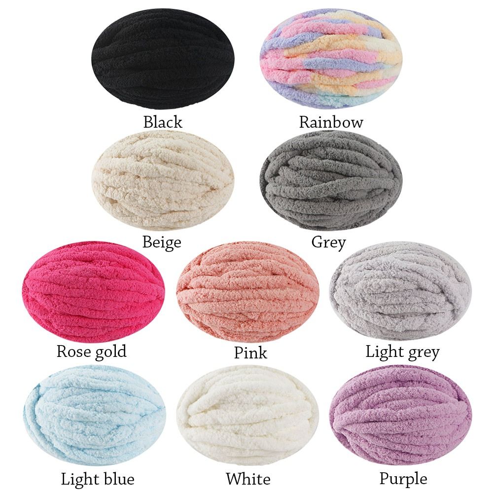 250g/Ball Multicolor Chenille  - đánh giá và giá Throw Blanket Chunky Knit