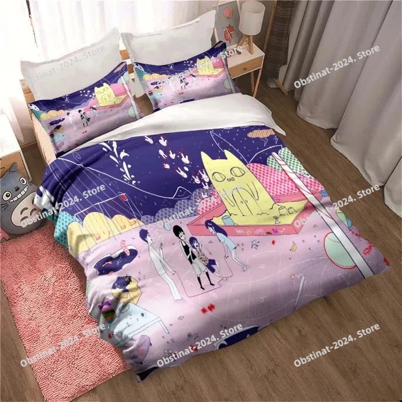 Fashion 3D Printed Anime Omori - đánh giá và giá Home Textiles Classic Fashion