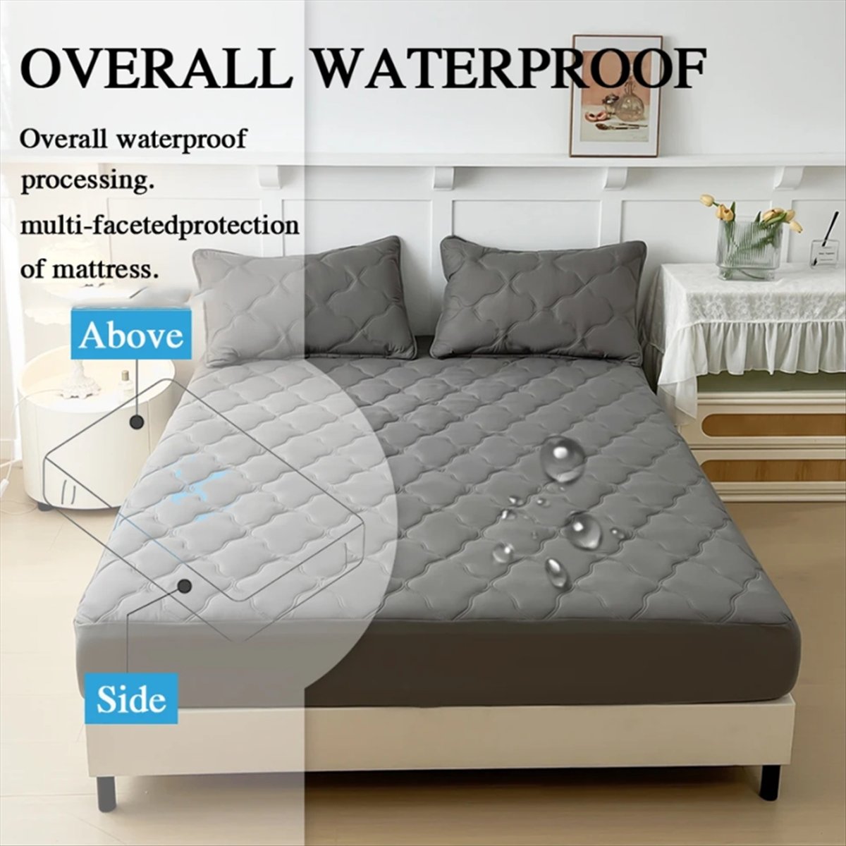 Learned- Waterproof Fitted Bed - đánh giá và giá Bed Sheet Microfiber