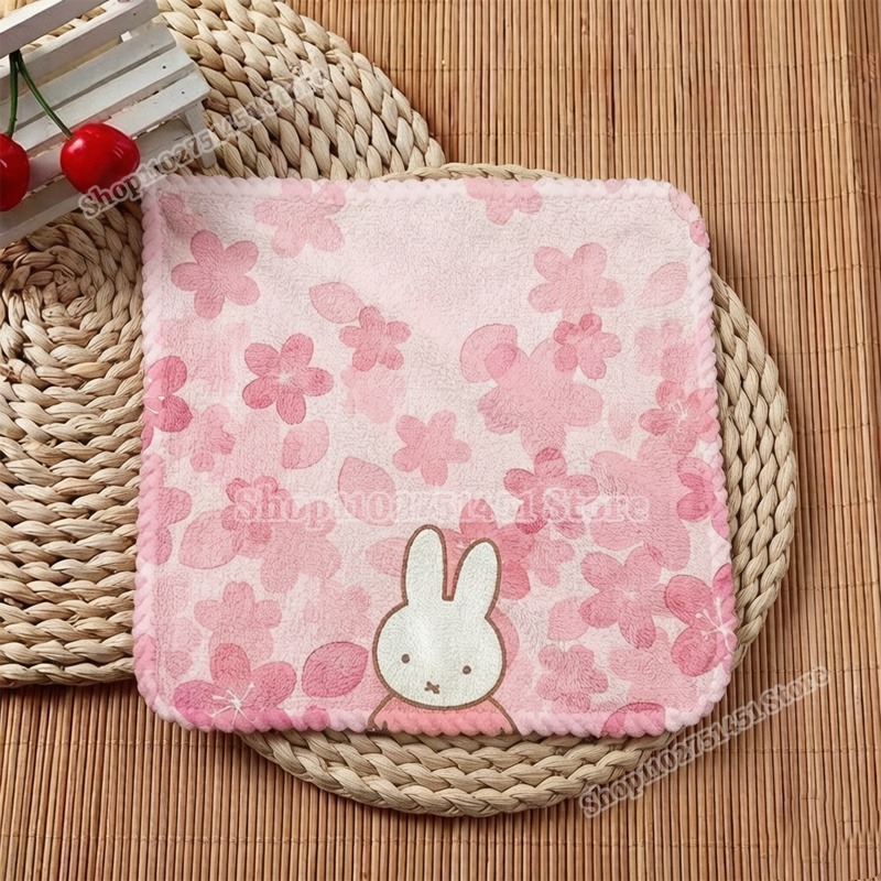 Cute Miffys Printed Square Tow - đánh giá và giá Home Textiles Face Towel