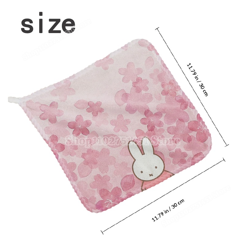 Cute Miffys Printed Square Tow - đánh giá và giá Home Textiles Face Towel