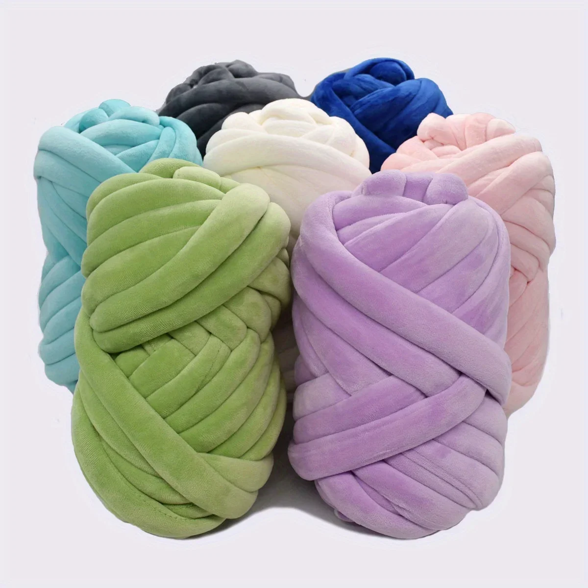 1pc Giant Soft Chunky Yarn - V - đánh giá và giá Throw Blanket Chunky Knit