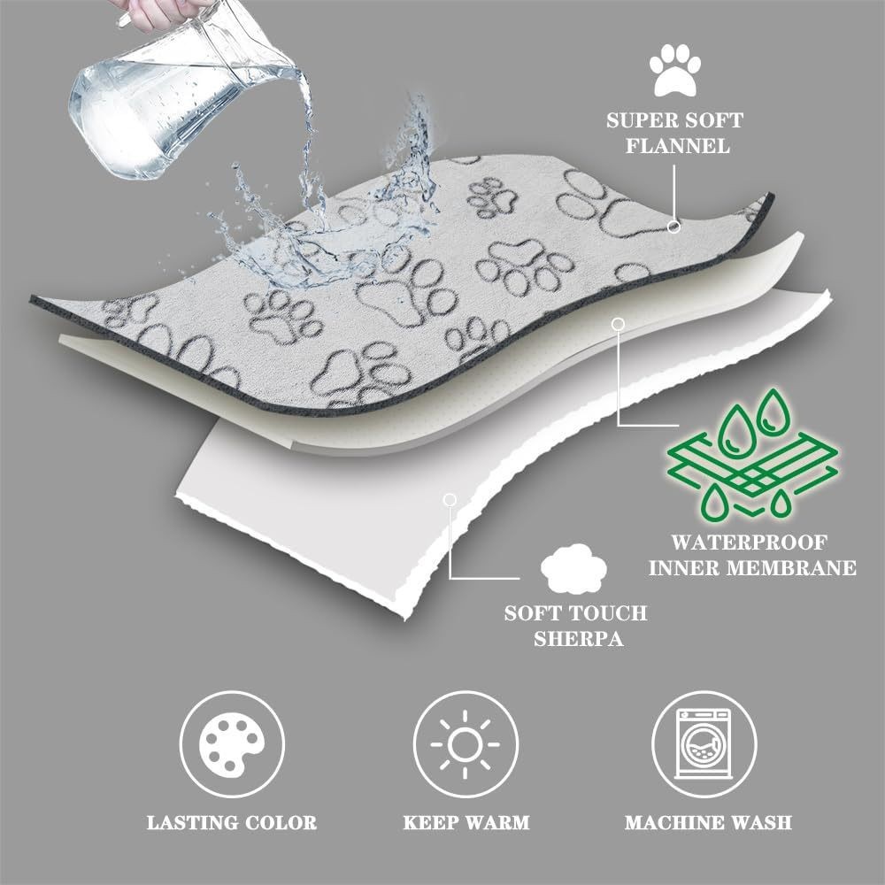 Pet Blanket Waterproof Flannel - đánh giá và giá Mattress Protector Waterproof