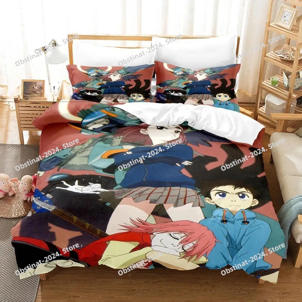 FAshion 3d Print Anime FLCL Be - đánh giá và giá Home Textiles Classic Fashion