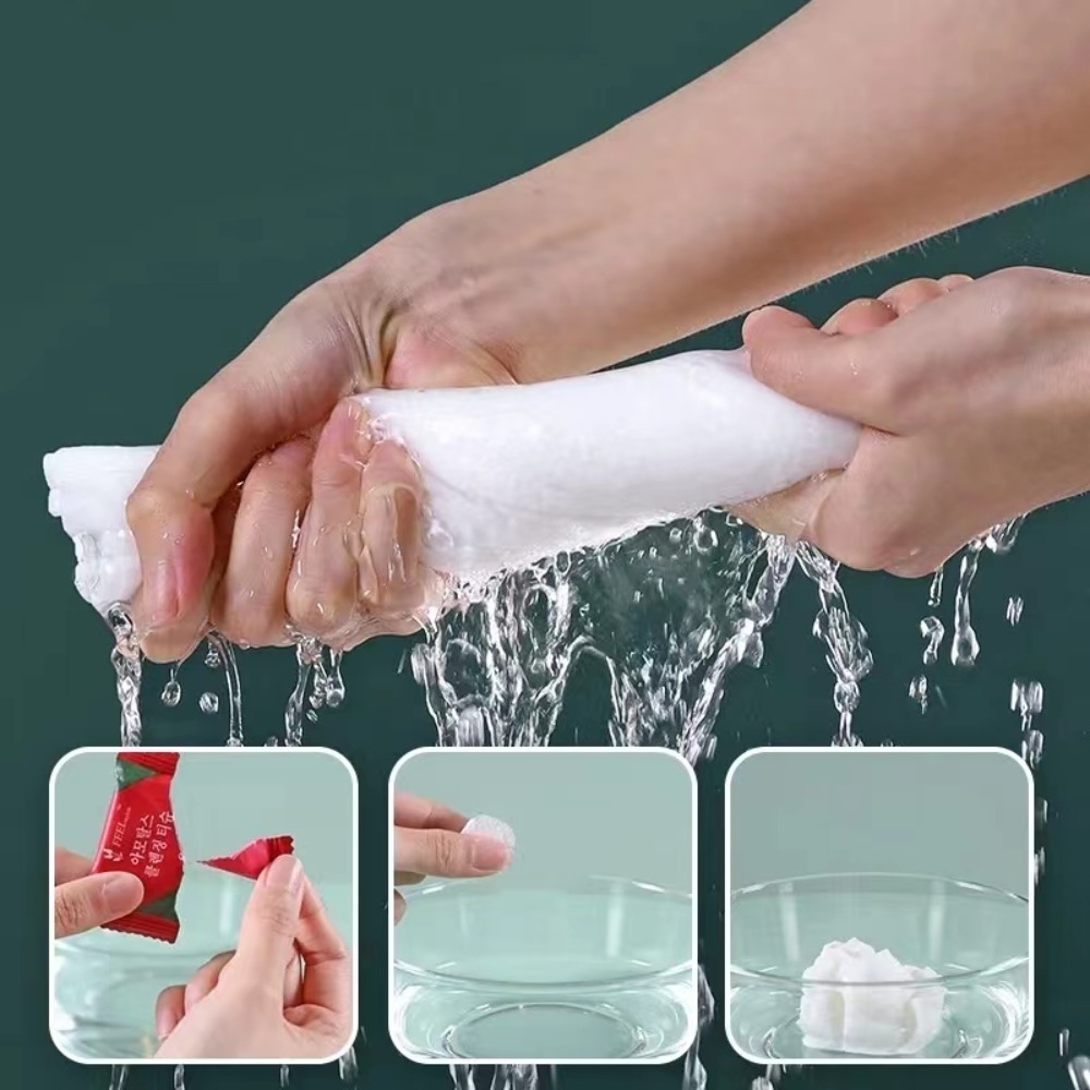 Disposable Compressed Washing  - đánh giá và giá Home Textiles Face Towel