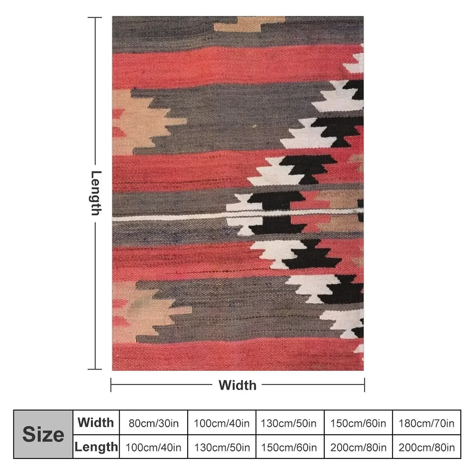 Geometric Vintage Turkish Kili - đánh giá và giá Home Textiles Classic Fashion