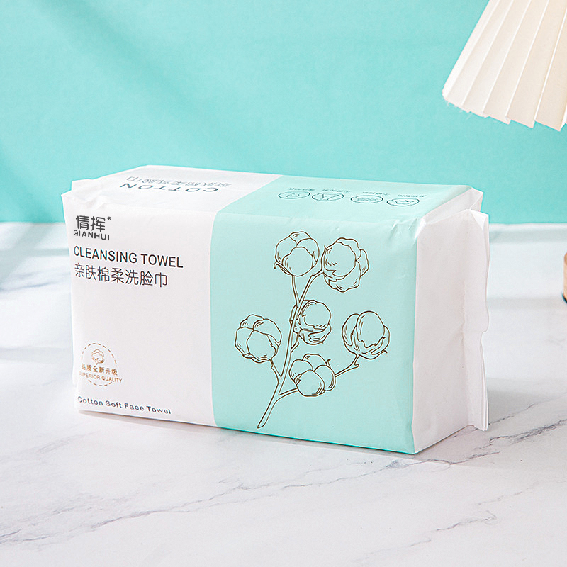 Bơm 100 dày dùng một lần khăn  - đánh giá và giá Home Textiles Face Towel