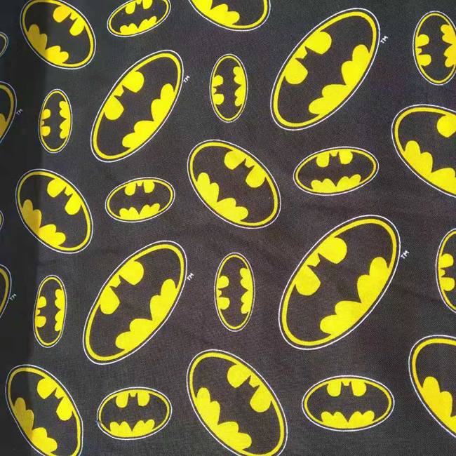 140cm Width Cartoon Batman Log - đánh giá và giá Home Textiles Design