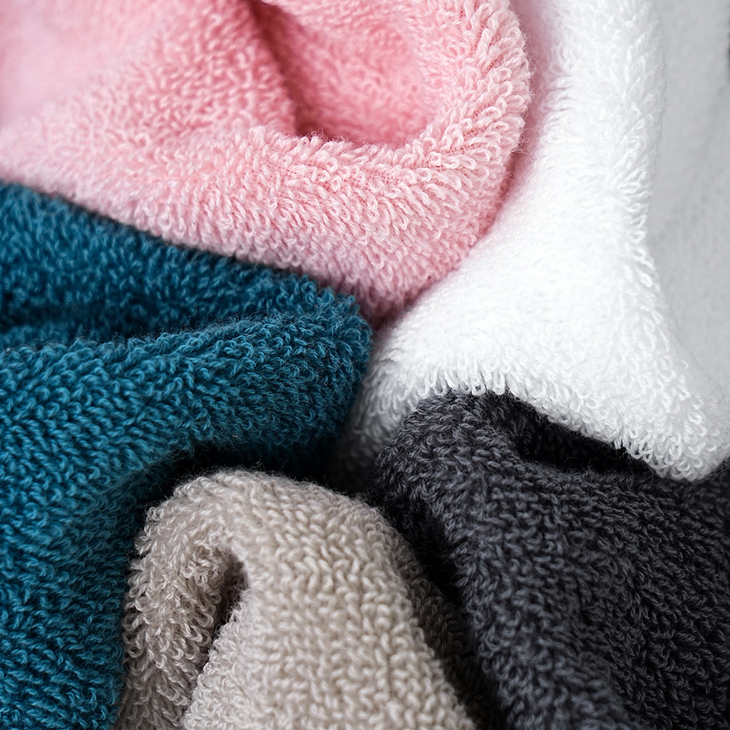 Blue Cotton Bathroom Towels Se - đánh giá và giá Home Textiles Face Towel