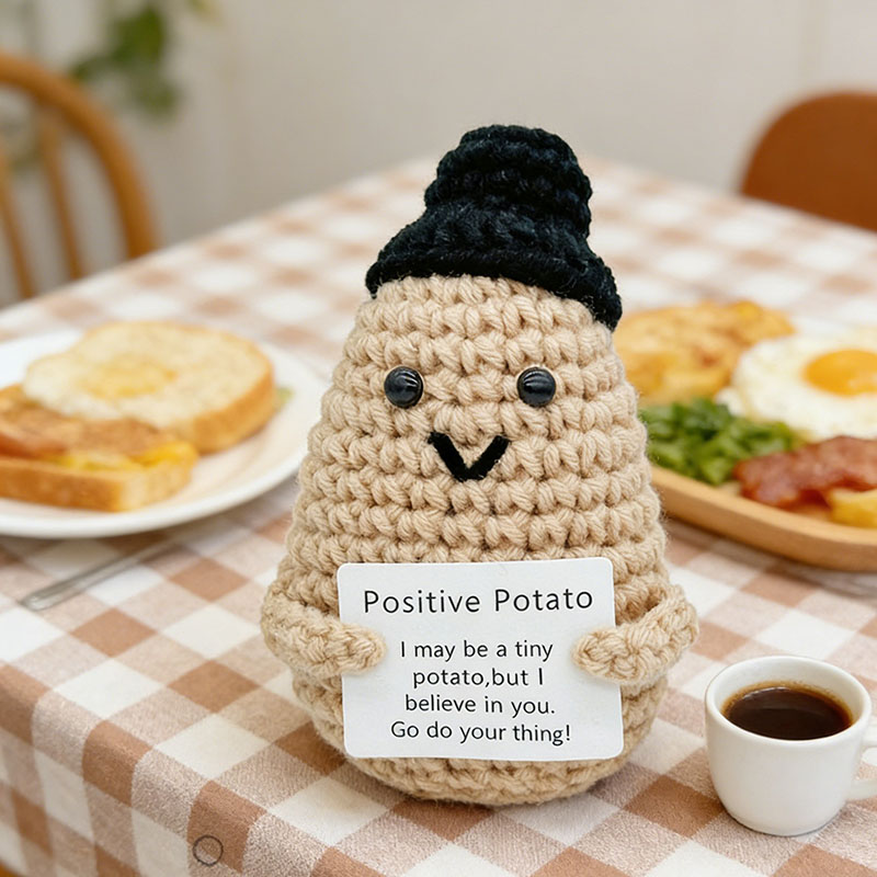 Cute Positive Potato Crochet D - đánh giá và giá Home And Textiles Today