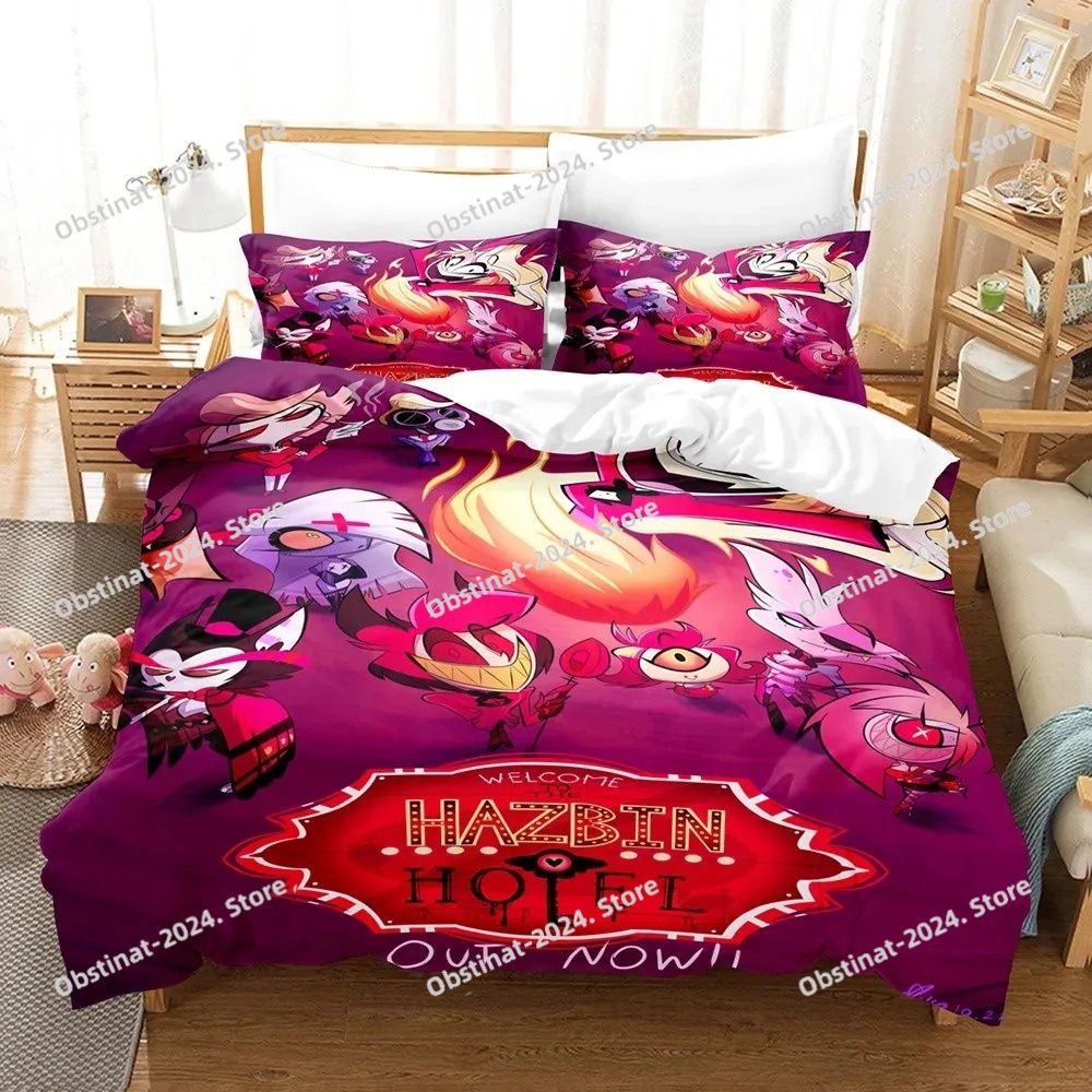 Fashion Cartoon Hazbin Hotel B - đánh giá và giá Home Textiles Classic Fashion